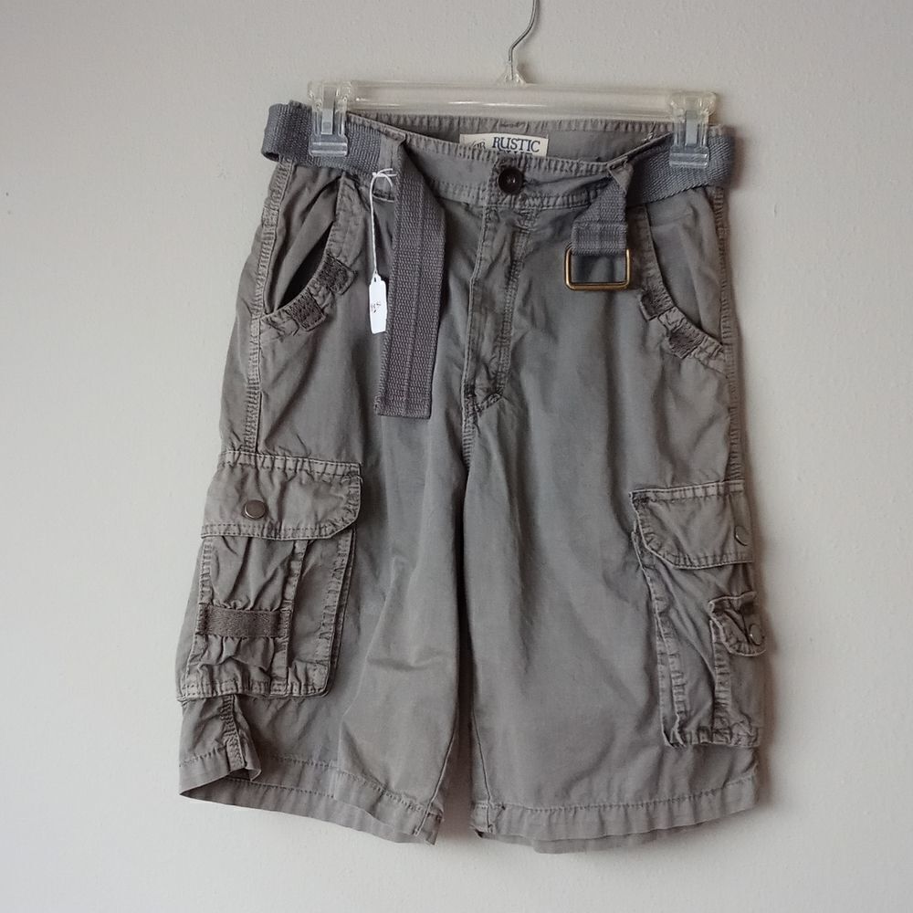 Size 12 boys shorts green